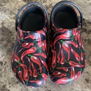 Crocs chilli peppers